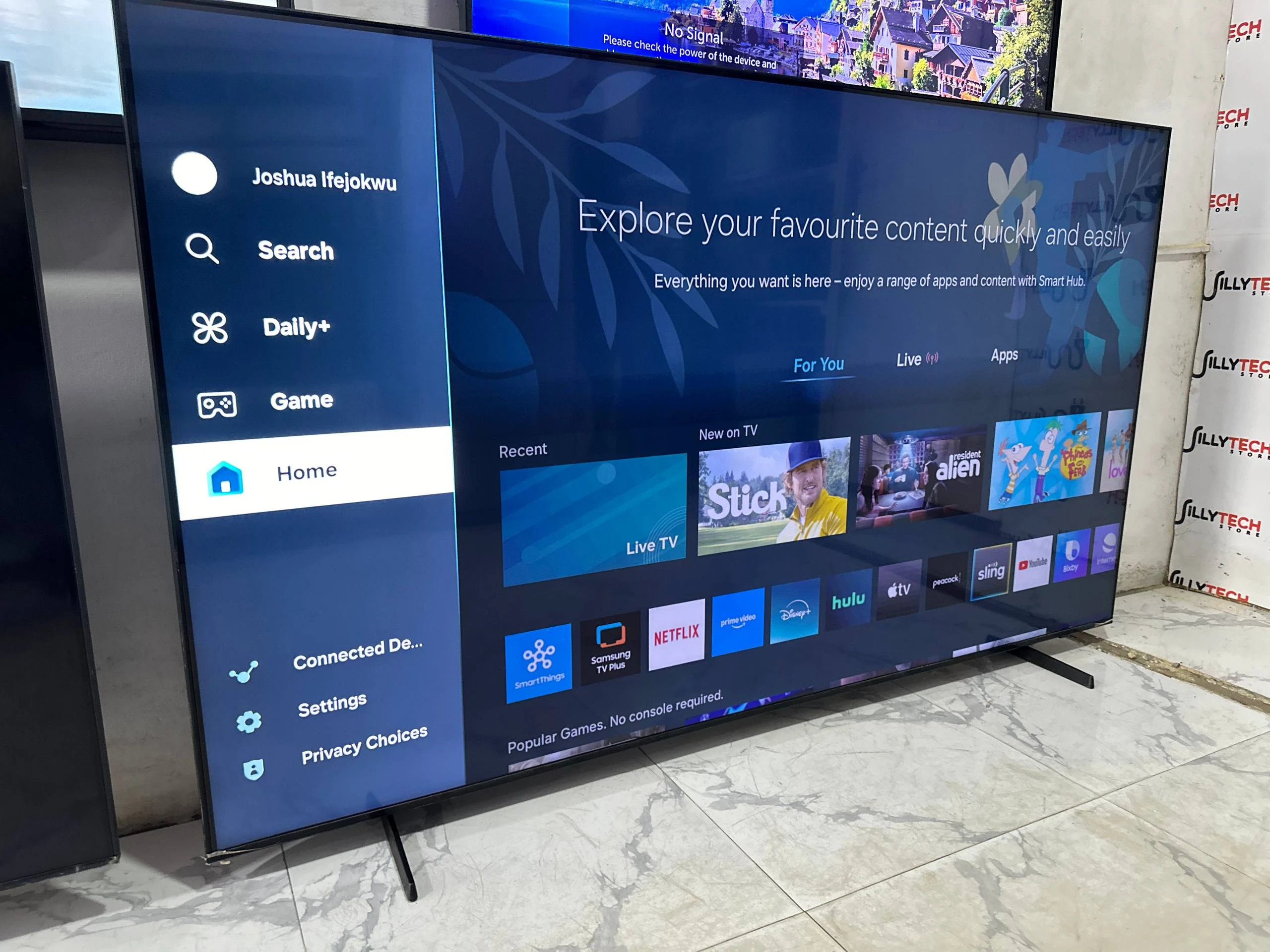 Samsung Qled 85” Smart 4K HDR Flat Screen Tv 2020/21