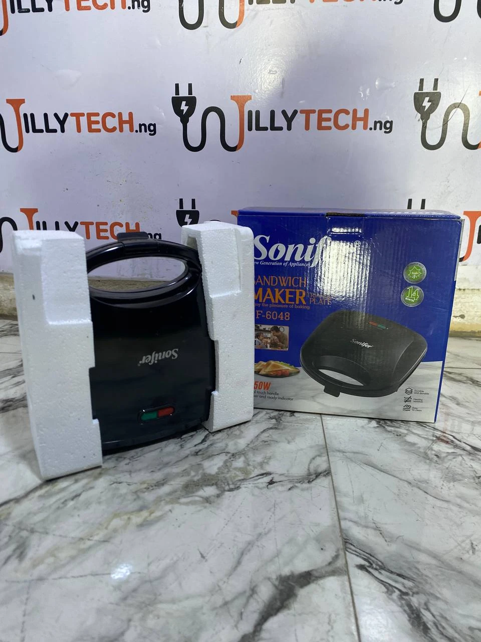 Sonifer 750W Triangle Plate Sf-6048 Sandwich Maker