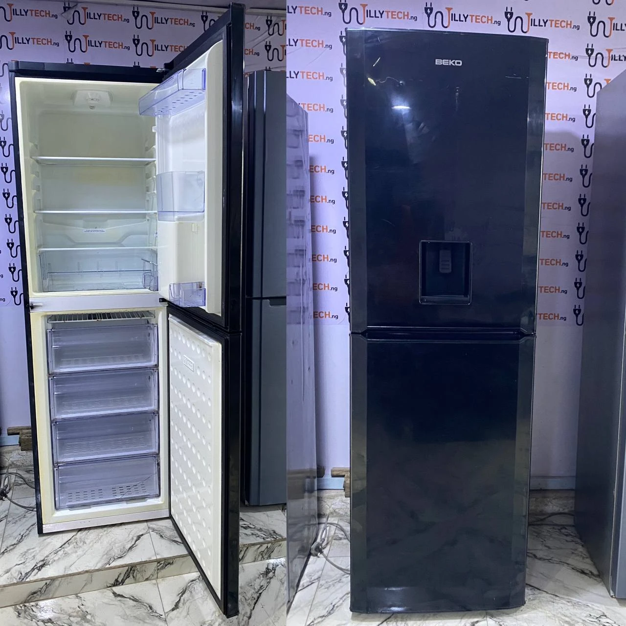 BEKO 300L Energy Saver Up and Down Double Door Refrigerator