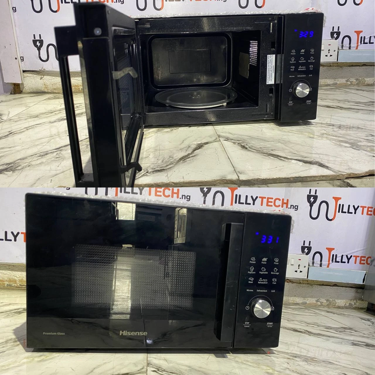 Hisense 3in1 Grill, Oven and Microwave (H2MOBSD1HG)