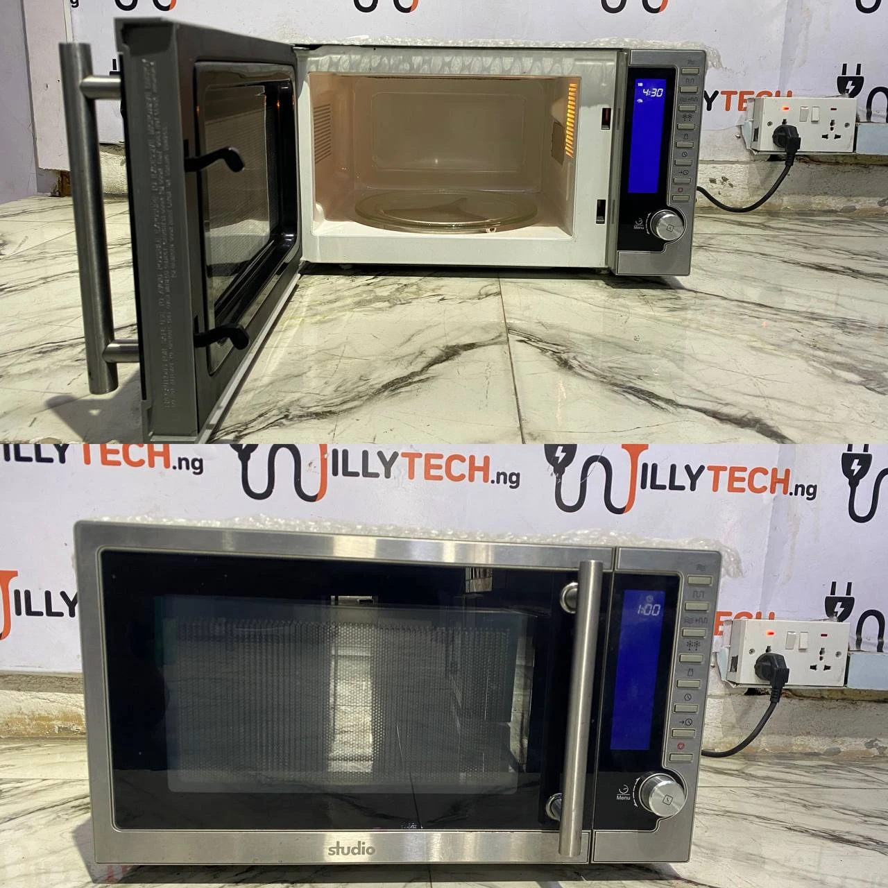 Studio 2in1 Grill and Microwave Model no: MD12434