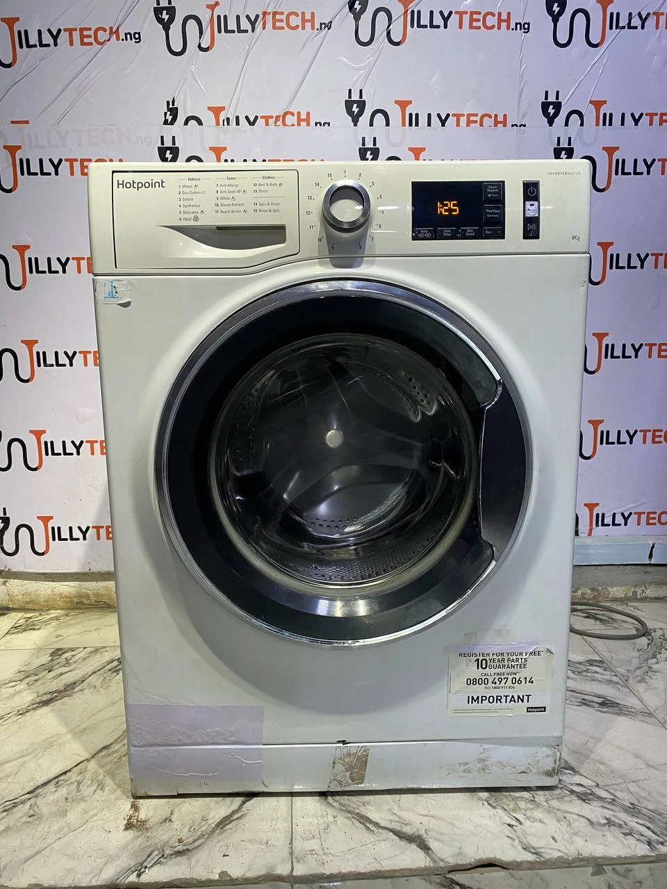 Hotpoint 8kg Wash and Spi...